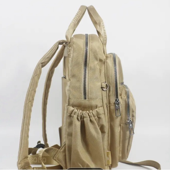 NWOT Lilac Multi Pockets Travel Backpack, Schoolbag, Nylon Laptop Daypack - Picture 5 of 7